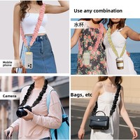 Cordon de téléphone portable pour femme, collier anti-perte avec logo personnalisable, design créatif, fabriqué en Chine