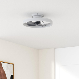 2025 New 19.7 inch trang trí đèn chùm cao 5 Blade LED nhỏ Trung Quốc Quạt trần đèn với Lights & và điều khiển từ xa hiện đại - Product Image 6