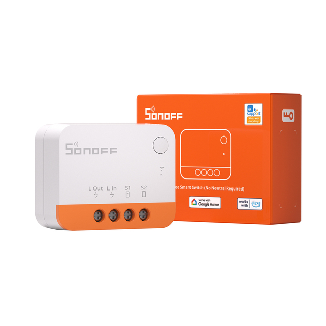 SONOFF ZBMINIL2 No Neutral Wire Required Smart Home Zigbee MINI 2 Way Extreme Zigbee Smart Switch Support Alexa Via Ewelink