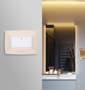 Futina Ý Tiêu Chuẩn 2 Gang Ổ Cắm Đa Chức Năng Đôi Nút Điện Tường Chuyển Đổi Vật Liệu Đồng 2 Tiêu Chuẩn Key Cắm - Product Image 5