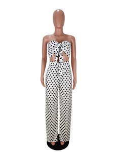 Ensemble 2 pièces pour femmes, haut et pantalon à imprimé léopard, design populaire, points ondulés, printemps - Product Image 4