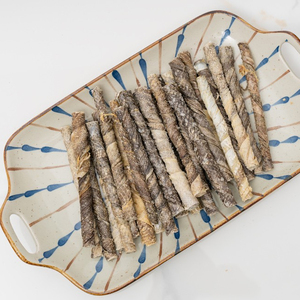 Oem odm תזונה בריאה הסיטונאי עוף עטוף כלבים עור דגים לכלבים עור חלבון גולמי גבוה חלבון יבש מזון לחיות מחמד - Product Image 3