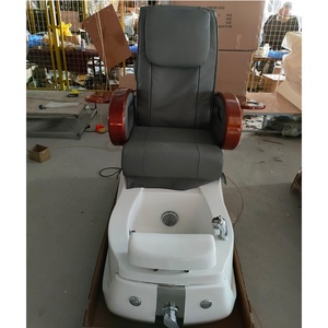 Foshan Kisen Factory Modern Hot Sale Luxury Black Nail Salon Spa Sofa Manicure Pedicure Massage Chair - Product Image 3
