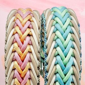 Collare per <span class=keywords><strong>cani</strong></span> fatto a mano in Nylon intrecciato con guinzagli per <span class=keywords><strong>cani</strong></span> - Product Image 1
