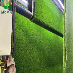 <span class=keywords><strong>Gazon</strong></span> <span class=keywords><strong>synthétique</strong></span> vert écologique et durable, tapis d'herbe artificielle haute densité <span class=keywords><strong>anti</strong></span>-UV pour événements en plein air - Product Image 2