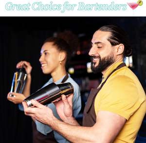 Kit de Barman con Logotipo Personalizado, Mezclador de Bebidas, Coctelera Boston con Peso para Barman - Product Image 4