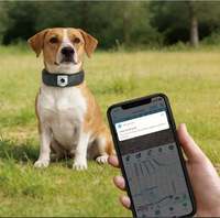 Collier de suivi GPS intelligent pour animaux de compagnie avec caméra 4K, rechargeable, anti-perte et dresseur pour chiens
