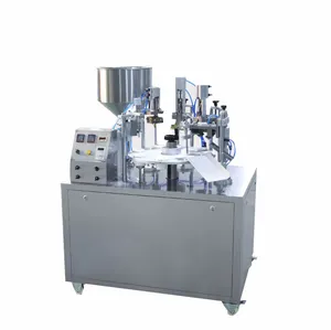 Automatic tube filling and sealing machine Tooth paste Tube Cream fill seal Machine