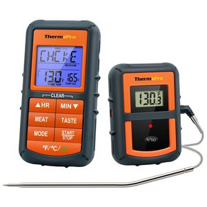 Precio al por Mayor del Termómetro Inalámbrico Digital Inteligente para Carne Thermopro TP07C con Diseño Retroiluminado Hecho de Plástico - Product Image 1