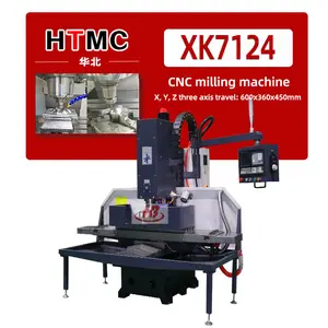 Metal yüksek hassasiyetli CNC freze makineleri için Cnc sondaj ve freze makinesi x124 124 Cnc freze makineleri