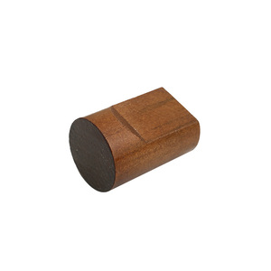 Ganchos de pared inclinados de madera, juego de 6 piezas, color quemado, diseño simple, fácil instalación, perchero para uso en puerta de casa - Product Image 4
