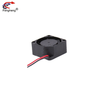 Yüksek kaliteli havalandırma fanı 2010 PBT UL94-V0 siyah kare 5 bıçak DC soğutma fanı 20x20x10mm DC 12V hayranları