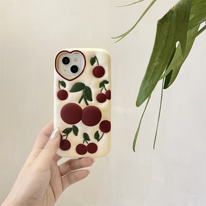 Custodia in silicone morbido ciliegio con simpatico cartone animato 3D con supporto per <span class=keywords><strong>iphone</strong></span> 15 14 13 12 <span class=keywords><strong>pro</strong></span> max <span class=keywords><strong>11</strong></span> Cover posteriore di <span class=keywords><strong>protezione</strong></span> antiurto - Product Image 5