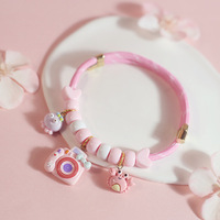 Collier pour animaux de compagnie coloré en polyester, réglable, accessoire de mode mignon pour chats et chiens