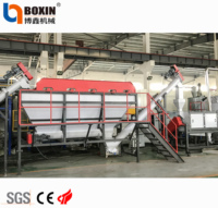 Bouteille PET en Polyester fibres de base niveau bouteilles en plastique PET écrasement lavage séchage recyclage ligne de Machine