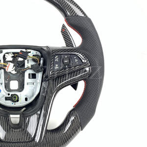 Pour Chevrolet <span class=keywords><strong>Corvette</strong></span> <span class=keywords><strong>C5</strong></span> Cruze <span class=keywords><strong>1997</strong></span> 1998 1999 2001 2002 2003 Volant sport en fibre de carbone amélioré - Product Image 2