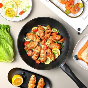 Non Stick Frying Pan 20Cm 24Cm 26Cm 28Cm 30Cm 32Cm Round Multi Layer Composite Bottom For Multiple Stovetops Breakfast Use - Product Image 3