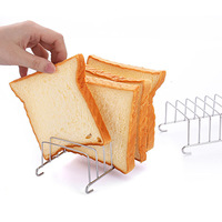 Grille à pain pour friteuse à air de type sur pied en acier inoxydable de qualité alimentaire, quatre étages, moderne et simple, non pliable, pour la maison