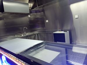 Mingtai รถขายอาหารเหล็กชุบสังกะสีแบบจุ่มร้อนรถเทรลเลอร์เคลื่อนที่ได้มีการรับรองลายจุดสำหรับกลางแจ้ง - Product Image 5