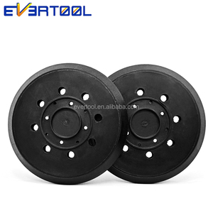 EVERTOOL pemoles mobil profesional, 5 inci 125mm bantalan pendukung penghalus mobil putaran kait perawatan mobil disesuaikan - Product Image 2
