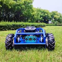 Tondeuse robotisée RC Crawler à moteur essence, largeur de coupe 500 mm, tout-terrain, pour l'entretien des espaces verts, des zones vertes et la coupe de l'herbe sur les pentes.