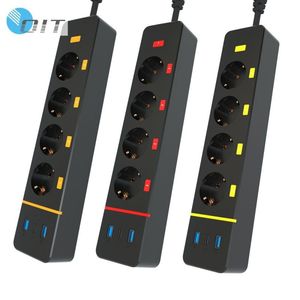 Smart Home USB Tipo C Regleta de alimentación 16A Cobre Abrazadera de <span class=keywords><strong>escritorio</strong></span> Protector contra sobretensiones con UE EE. UU. Reino Unido Enchufes Enchufe inteligente - Product Image 1