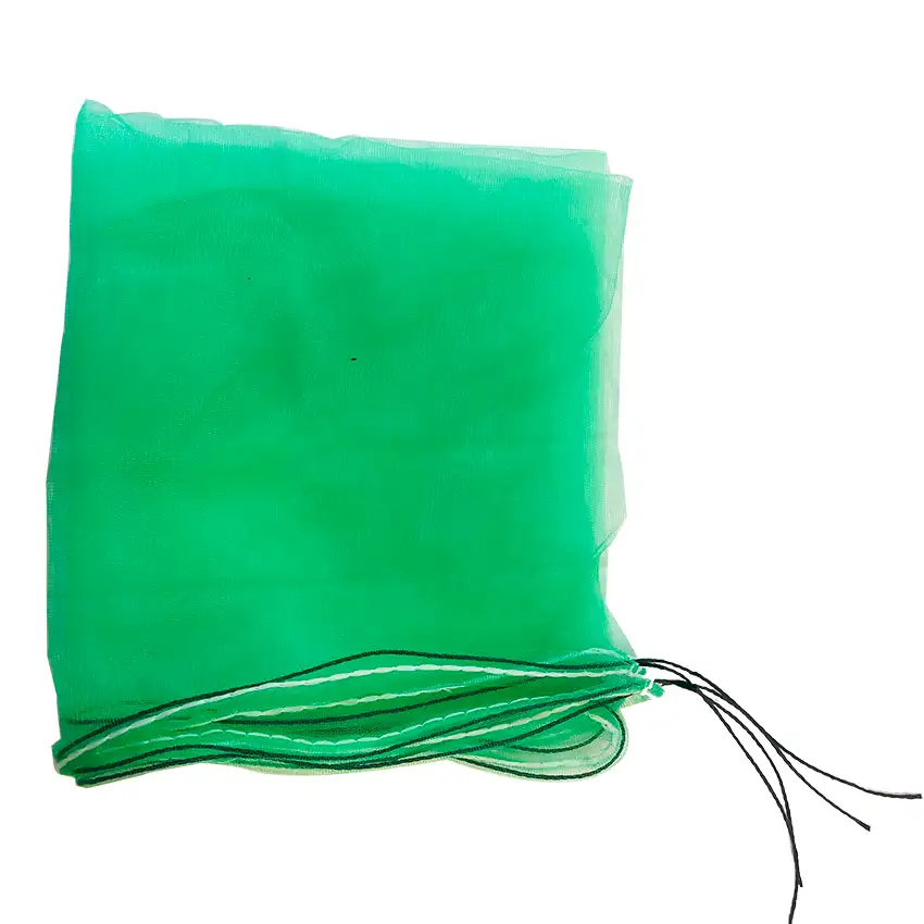 High Quality Protection Cover Drawstring UV Treated 100% HDPE Fruit Protect Date Palm Net Mesh Bag