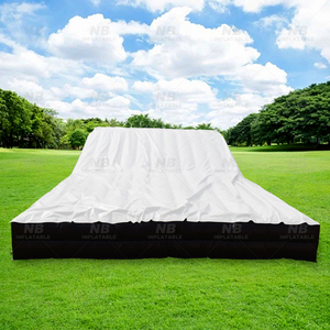 Rampa de entrenamiento para motocross al aire libre con airbag inflable para aterrizaje, de fácil instalación - Product Image 4