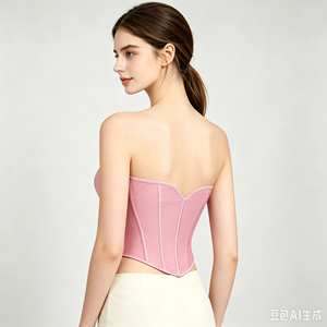 Corsetto Modellante a Silhouette a Forma di Orologio, Senza Spalline, con Lacci sulla Schiena, per Uso Quotidiano, Feste e Occasioni Formali, da Donna - Product Image 4