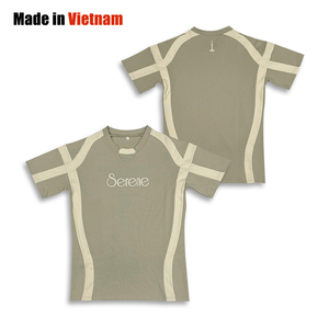 T-shirts à manches courtes en jersey polyester/coton personnalisés - Sports Casual Coupe régulière Séchage rapide et écologique Fabriqué au Vietnam - Product Image 2