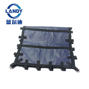 Couverture de piscine Landy en tissu tissé PP bleu, durable, résistante aux UV, pour la sécurité de la piscine - Product Image 4