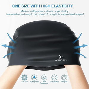 <span class=keywords><strong>Bonnet</strong></span> <span class=keywords><strong>de</strong></span> <span class=keywords><strong>bain</strong></span> en silicone plat 50g à faible MOQ, personnalisable style drapeau <span class=keywords><strong>pour</strong></span> enfants et adultes, <span class=keywords><strong>bonnet</strong></span> <span class=keywords><strong>de</strong></span> <span class=keywords><strong>bain</strong></span> <span class=keywords><strong>pour</strong></span> <span class=keywords><strong>dreadlocks</strong></span> - Product Image 4