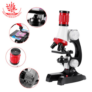 Wholesale children's <b>microscope</b> sets, high-magnification (1200x) plastic early education toys for cultivating science interest - Product Image 1