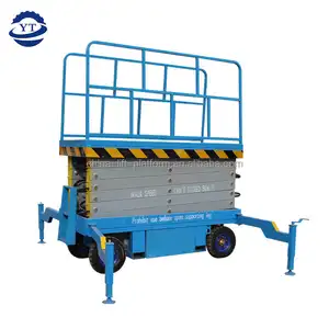 Kho 10m 12m Điện Scissor người đàn ông Nâng thủy lực nâng lên di động Scissor Lift máy để bán