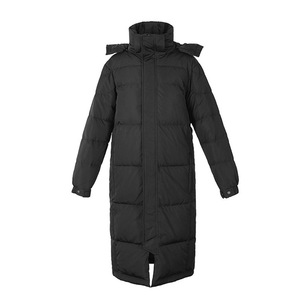 Veste bomber d'hiver pour femme, longue jusqu'aux genoux, imperméable, à capuche, rembourrage en polyester, rembourrage épais, fermeture éclair, poches pour - Product Image 5