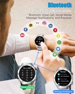 1.52 <span class=keywords><strong>uomo</strong></span> \ "HD <span class=keywords><strong>Touch</strong></span> Screen <span class=keywords><strong>orologio</strong></span> intelligente IP67 impermeabile sport Fitness Tracker per Bluetooth chiamata 24/7 frequenza cardiaca/sangue - Product Image 3