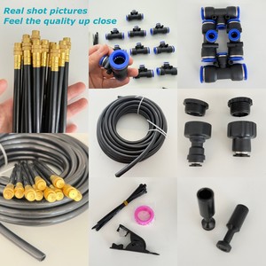 Kit de Riego por Aspersión, Sistema de Riego por Goteo Ajustable para Jardín con Manguera de PE de 20 m, Kit de Bricolaje - Product Image 6