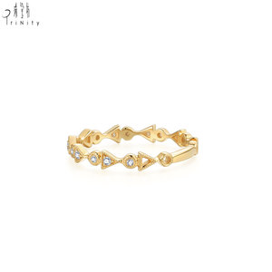 Últimos Productos de Joyería Fina, Fabricante de Joyería, Exportación al por Mayor, Juego de Anillos Vintage, Anillos de Oro Amarillo Sólido de 18K con Diamantes Naturales - Product Image 2