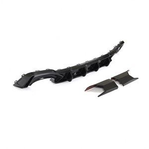 Difusor de parachoques trasero de coche Rs6 de fibra de carbono seca de alto brillo para Audi Rs6 <span class=keywords><strong>A6</strong></span> C8 Avant Wagon 4 puertas 2019- <span class=keywords><strong>2021</strong></span> - Product Image 5