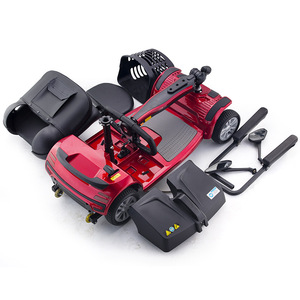 Scooter Eléctrico de Movilidad de Cuatro Ruedas, Velocidad de 10 km/h, Capacidad de 200-300 kg, para Personas Mayores, Uso Interior y Exterior - Product Image 3