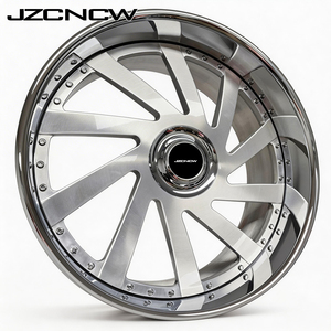 JZCNCW Juego de 2/3 piezas de llantas forjadas de perfil profundo de 20, 22, 24, 26, 28 y 30 pulgadas para Q7, Q8, LX, GX, F-150, RAM 1500, llantas para autos de pasajeros. - Product Image 2