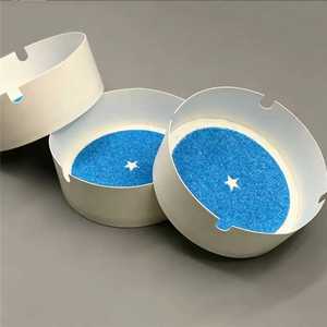 <b>Biodegradable</b> Disposable <b>Paper</b> Ashtray Leak-Proof Design Thickened Craft <b>Paper</b> Tray for Outdoor - Product Image 1