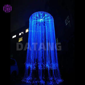 Lumière LED populaire pour extérieur, étanche, en forme de saule, décorative et attrayante avec des brindilles tombantes pour la décoration de jardins et de centres de villégiature, en vente - Product Image 2