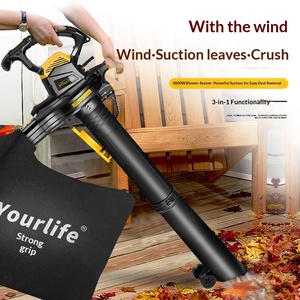Souffleur de jardin haute puissance, <span class=keywords><strong>aspirateur</strong></span> et <span class=keywords><strong>broyeur</strong></span> de feuilles avec système de dépoussiérage pour usage extérieur - Product Image 2