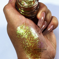 Gel crème pailletée métallisée à haute teneur en pigment personnalisée de marque privée fard à paupières gel pailleté fard à paupières basse quantité minimale de commande échantillon gratuit de poudre