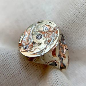 Bague Chevalière Personnalisée avec Gravure, Bijou Cadeau pour Hommes et Femmes, Fournisseur de Bagues Artisanales, Vente en Gros Usine - Product Image 2