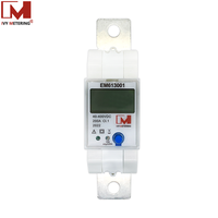 Compteur d'énergie DC avec communication RS485 Modbus DTL645 pour panneaux solaires et stations de recharge de véhicules électriques