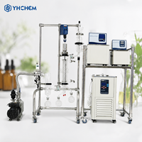 Équipement de distillation moléculaire en verre YMD-60A pour l'extraction et la purification d'huiles essentielles