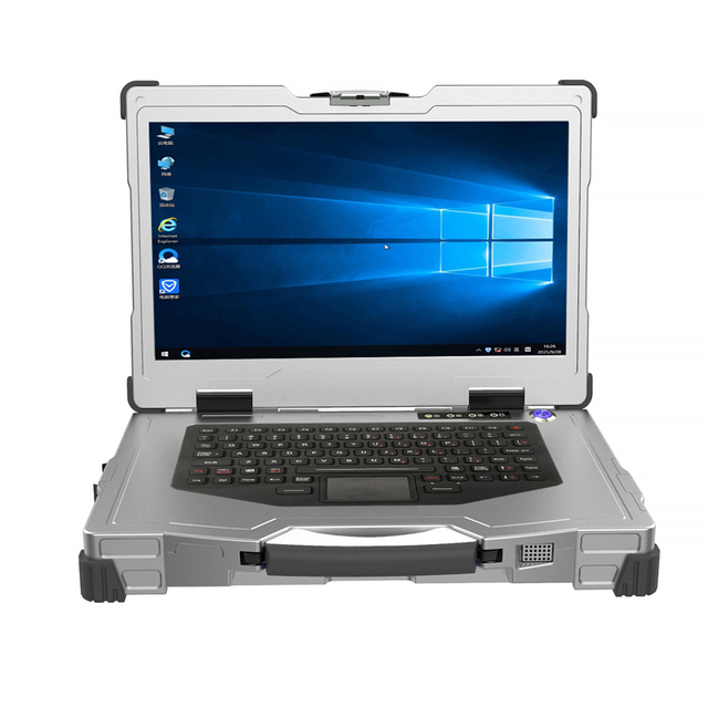New Core I7 9750H Video Cared GTX1650 4GB 15.6" 1920x1080 16GB RAM 512GB M.2 SSD Rugged Laptop for Industrial Use English