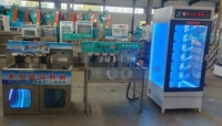 Machine à laver les chaussures automatique commerciale en acier inoxydable, nettoyeur et sécheur de baskets pour magasin de chaussures, hôtel, équipement de blanchisserie